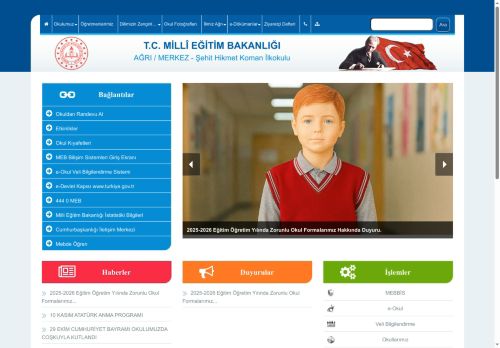 AĞRI / MERKEZ - Şehit Hikmet Koman İlkokulu