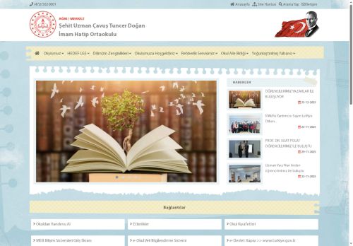 AĞRI / MERKEZ - Şehit Uzman Çavuş Tuncer Doğan İmam Hatip Ortaokulu