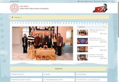 AĞRI / MERKEZ - Şehit Polis Yalçın Demir Anaokulu