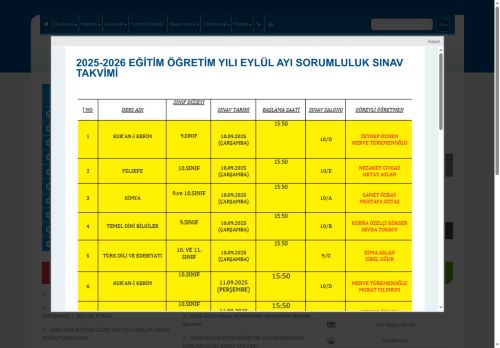 AĞRI / MERKEZ - Şinasi Ünsal Kız Anadolu İmam Hatip Lisesi