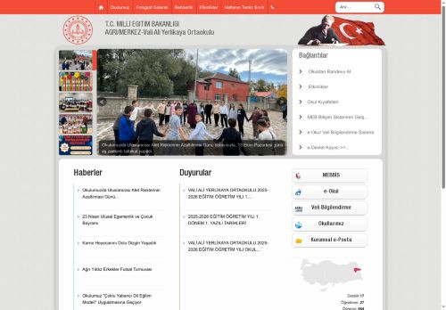 AĞRI / MERKEZ - Vali Ali Yerlikaya Ortaokulu