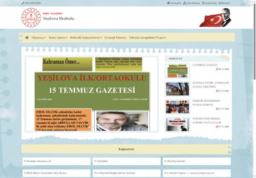 AĞRI / ELEŞKİRT - Yeşilova İlkokulu