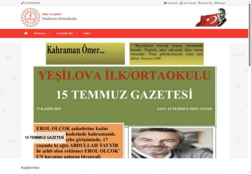 AĞRI / ELEŞKİRT - Yeşilova Ortaokulu