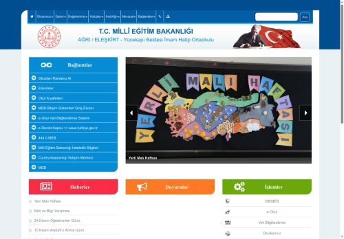 AĞRI / ELEŞKİRT - Yücekapı Beldesi İmam Hatip Ortaokulu