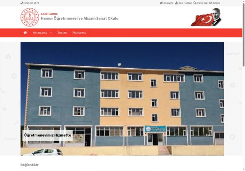 Hamur Öğretmenevi ve Akşam Sanat Okulu - AĞRI / HAMUR