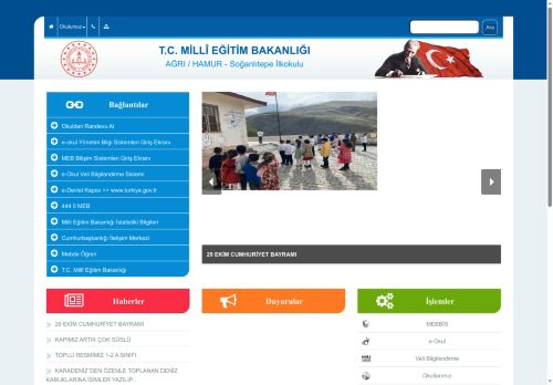 AĞRI / HAMUR - Soğanlıtepe İlkokulu