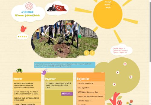 AĞRI / HAMUR - 15 Temmuz Şehitleri İlkokulu