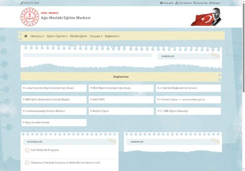 AĞRI / MERKEZ - Ağrı Mesleki Eğitim Merkezi