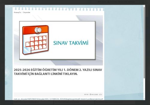 AĞRI / MERKEZ - Ağrı Dağı Anadolu Lisesi