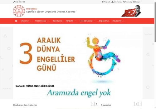 AĞRI / MERKEZ - Ağrı Özel Eğitim Uygulama Okulu I. Kademe