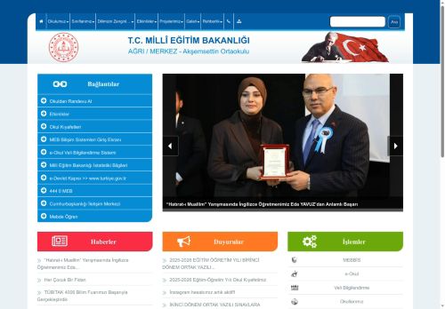 AĞRI / MERKEZ - Akşemsettin Ortaokulu