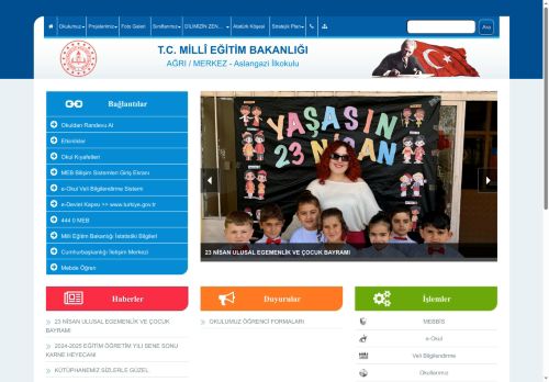 AĞRI / MERKEZ - Aslangazi İlkokulu