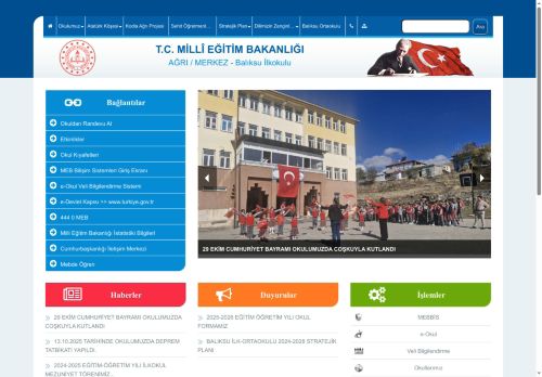 AĞRI / MERKEZ - Balıksu İlkokulu