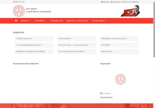 AĞRI / MERKEZ - Cemil Meriç Ortaokulu