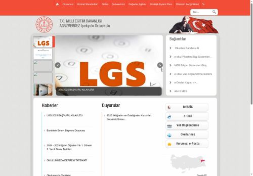 AĞRI / MERKEZ - İpekyolu Ortaokulu