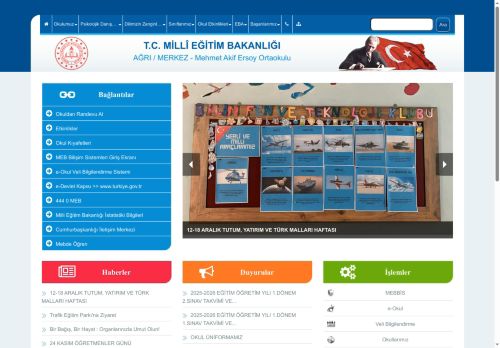 AĞRI / MERKEZ - Mehmet Akif Ersoy Ortaokulu