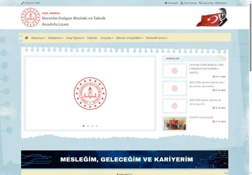 AĞRI / MERKEZ - Nurettin Dolgun Mesleki ve Teknik Anadolu Lisesi