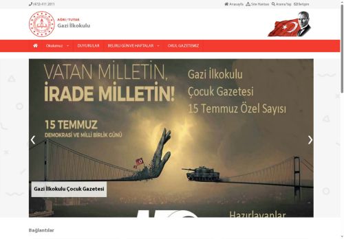 AĞRI / TUTAK - Gazi İlkokulu