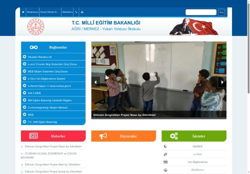 AĞRI / MERKEZ - Yukarı Yolduzu İlkokulu