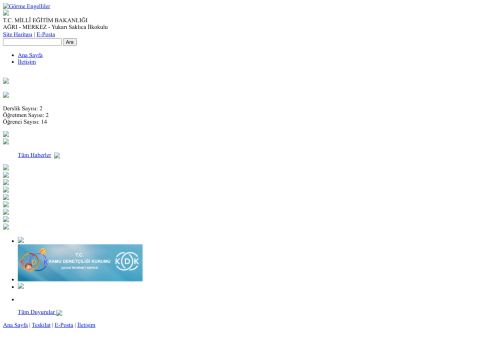 AĞRI / MERKEZ - Yukarı Saklıca İlkokulu