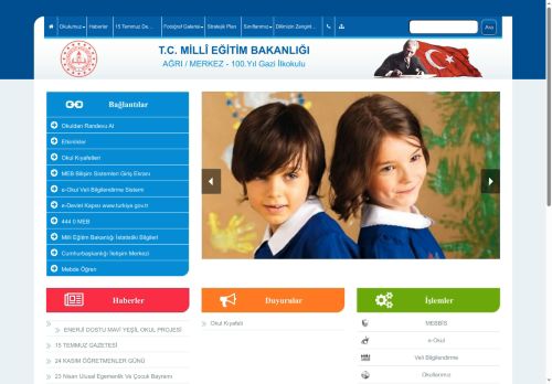 AĞRI / MERKEZ - 100.Yıl Gazi İlkokulu