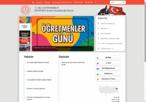 AĞRI / PATNOS - İbrahim Karaoğlanoğlu İlkokulu