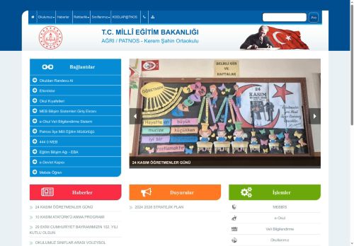 AĞRI / PATNOS - Kerem Şahin Ortaokulu