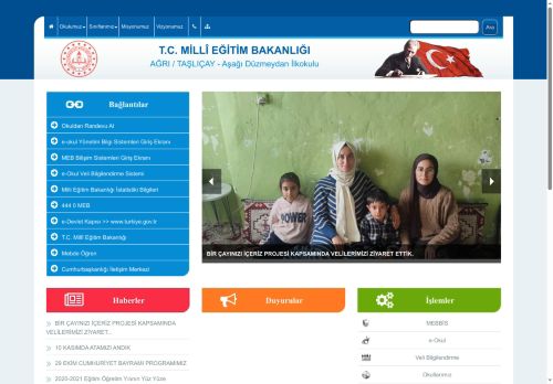 AĞRI / TAŞLIÇAY - Aşağı Düzmeydan İlkokulu