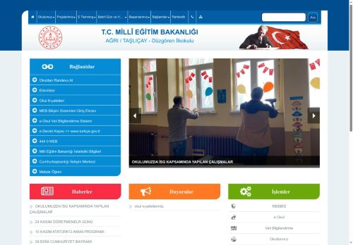 AĞRI / TAŞLIÇAY - Düzgören İlkokulu