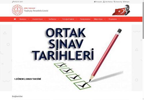 AĞRI / TAŞLIÇAY - Taşlıçay Anadolu Lisesi