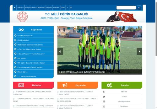 AĞRI / TAŞLIÇAY - Taşlıçay Yatılı Bölge Ortaokulu