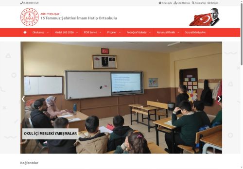 AĞRI / TAŞLIÇAY - 15 Temmuz Şehitleri İmam Hatip Ortaokulu