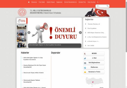 AKSARAY / MERKEZ - Hamit Acar Ortaokulu