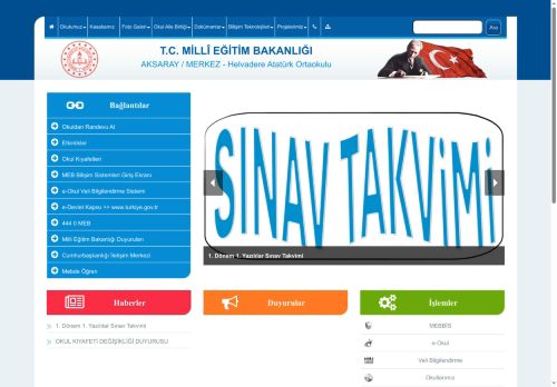 AKSARAY / MERKEZ - Helvadere Atatürk Ortaokulu