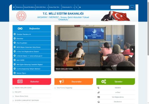 AKSARAY / MERKEZ - İncesu Şehit Abdullah Yüksel Ortaokulu