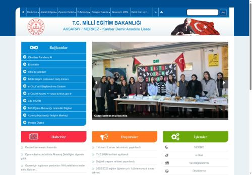 AKSARAY / MERKEZ - Kanber Demir Anadolu Lisesi