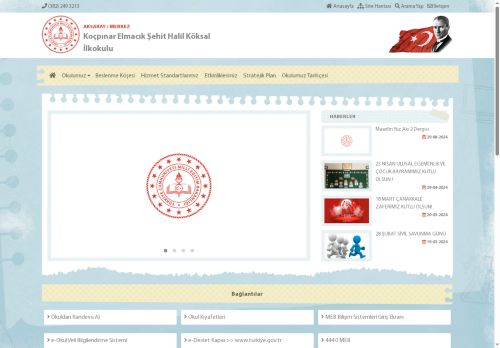 AKSARAY / MERKEZ - Koçpınar Elmacık Şehit Halil Köksal İlkokulu