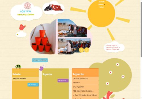 AĞRI / TUTAK - Yukarı Köşk İlkokulu