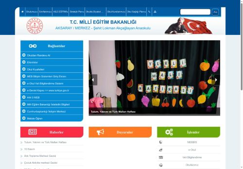 AKSARAY / MERKEZ - Şehit Lokman Akçağlayan Anaokulu