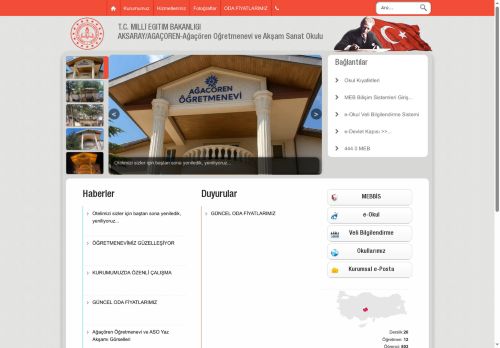 AKSARAY / AĞAÇÖREN - Ağaçören Öğretmenevi ve Akşam Sanat Okulu