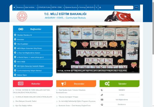 AKSARAY / ESKİL - Cumhuriyet İlkokulu