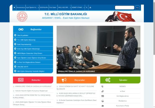 AKSARAY / ESKİL - Eskil Halk Eğitimi Merkezi