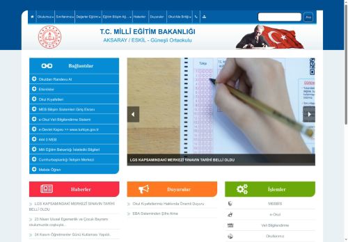 AKSARAY / ESKİL - Güneşli Ortaokulu