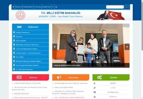 AKSARAY / ESKİL - Hacı Battal Tüzün İlkokulu