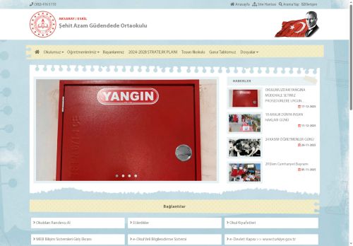 AKSARAY / ESKİL - Şehit Azam Güdendede Ortaokulu