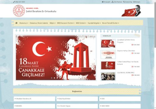 AKSARAY / ESKİL - Şehit İbrahim Er Ortaokulu