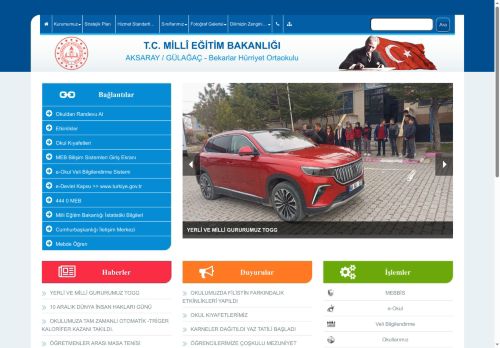 AKSARAY / GÜLAĞAÇ - Bekarlar Hürriyet Ortaokulu