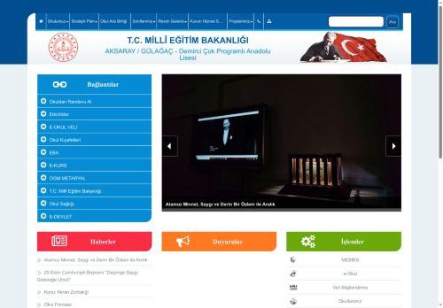 AKSARAY / GÜLAĞAÇ - Demirci Çok Programlı Anadolu Lisesi