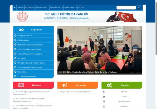 AKSARAY / GÜLAĞAÇ - Gülağaç Anaokulu
