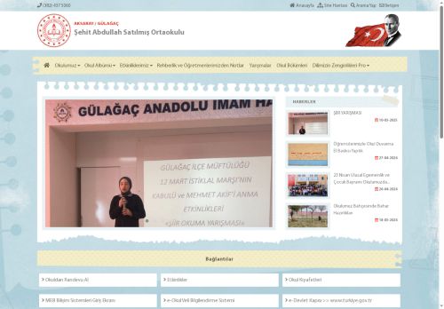 AKSARAY / GÜLAĞAÇ - Şehit Abdullah Satılmış Ortaokulu